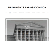 Tablet Screenshot of birthrightsbar.org